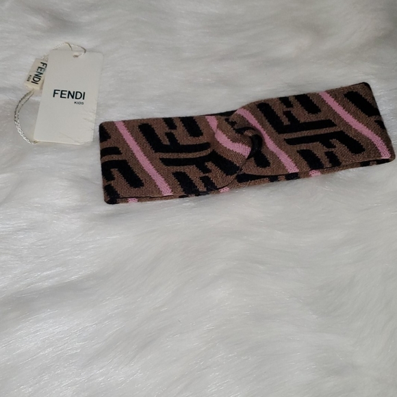 ‼️**SOLD!!**Fendi Logo Headband--100% Authentic‼️ - Picture 2 of 9
